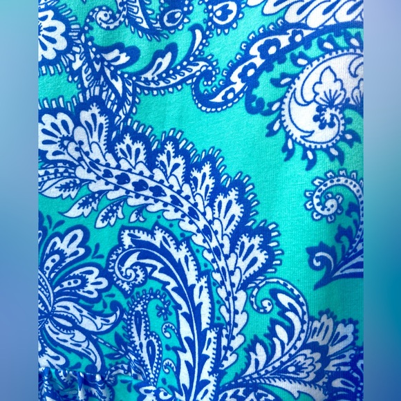 Cynthia Rowley sleeveless dress, blue/paisley, size medium - Picture 5 of 7